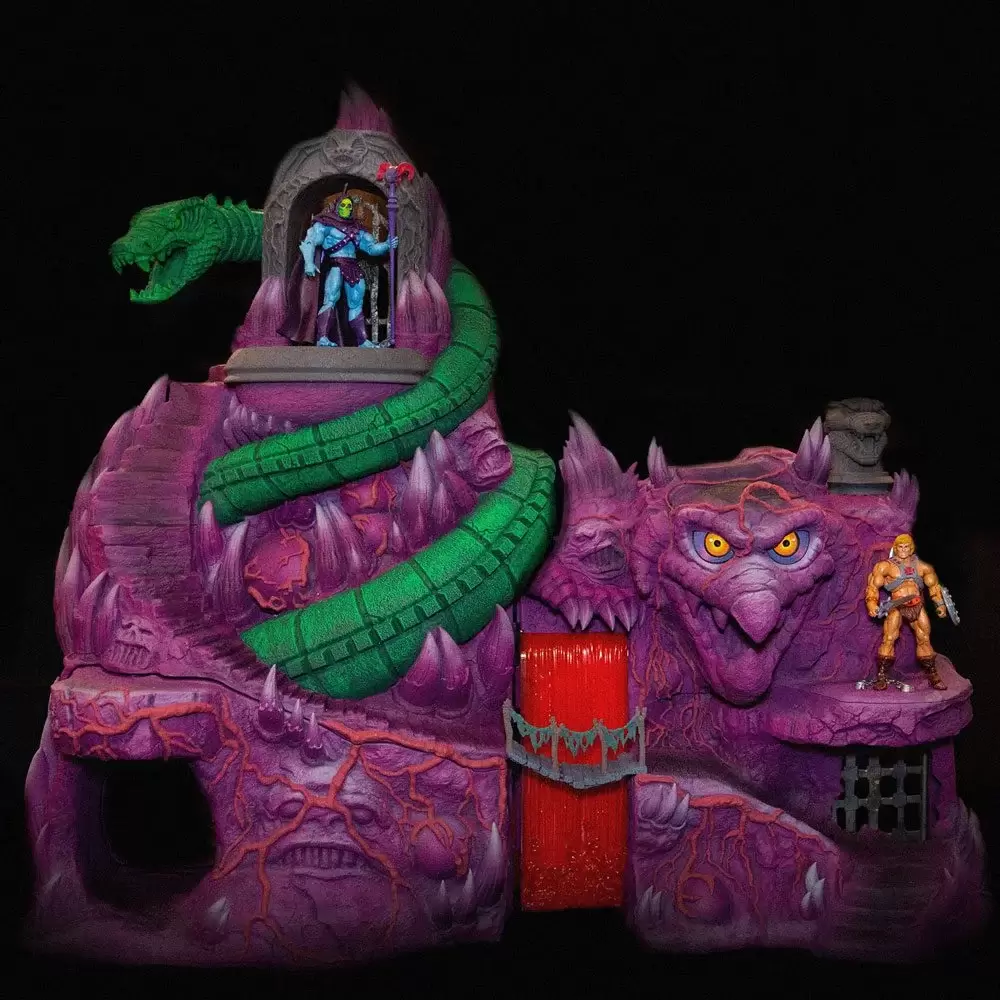 Masters of the universe playset collectors choice snake mountain super7 collection musclor suukoo toys figurine 1