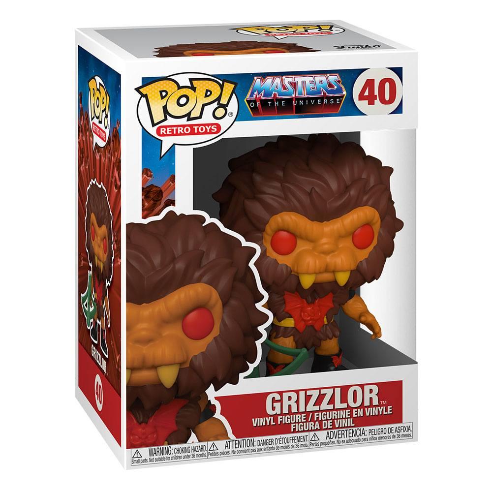 Masters of the universe pop animation vinyl figurine grizzlor 9 cm 2