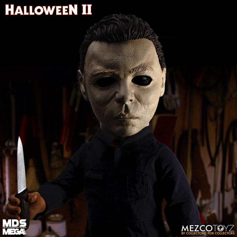 Mds halloween ii mega scale 1985 michael myers avec son mezco suukoo toys poupee