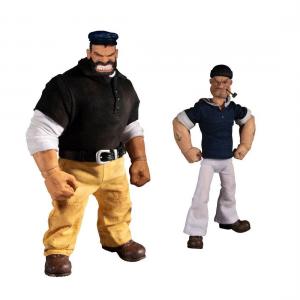 Popeye Et Brutus Deluxe 2-Pack One : 12 Collective 14-18cm