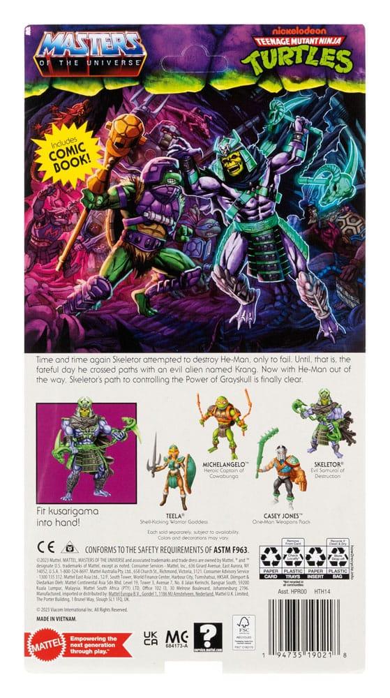 Motu x tmnt turtles of grayskull figurine skeletor 14 cm suukoo toys 5