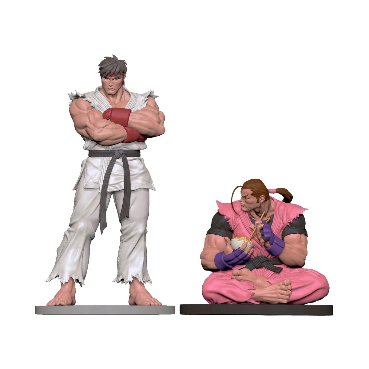 Pcs collectibles street fighter ryu dan statuettes