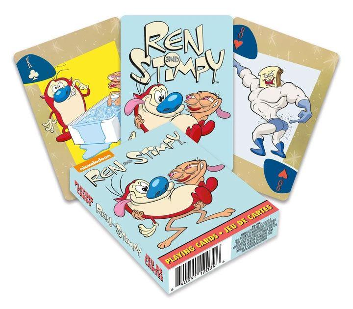 Ren stimpy jeu de cartes a jouer cartoon