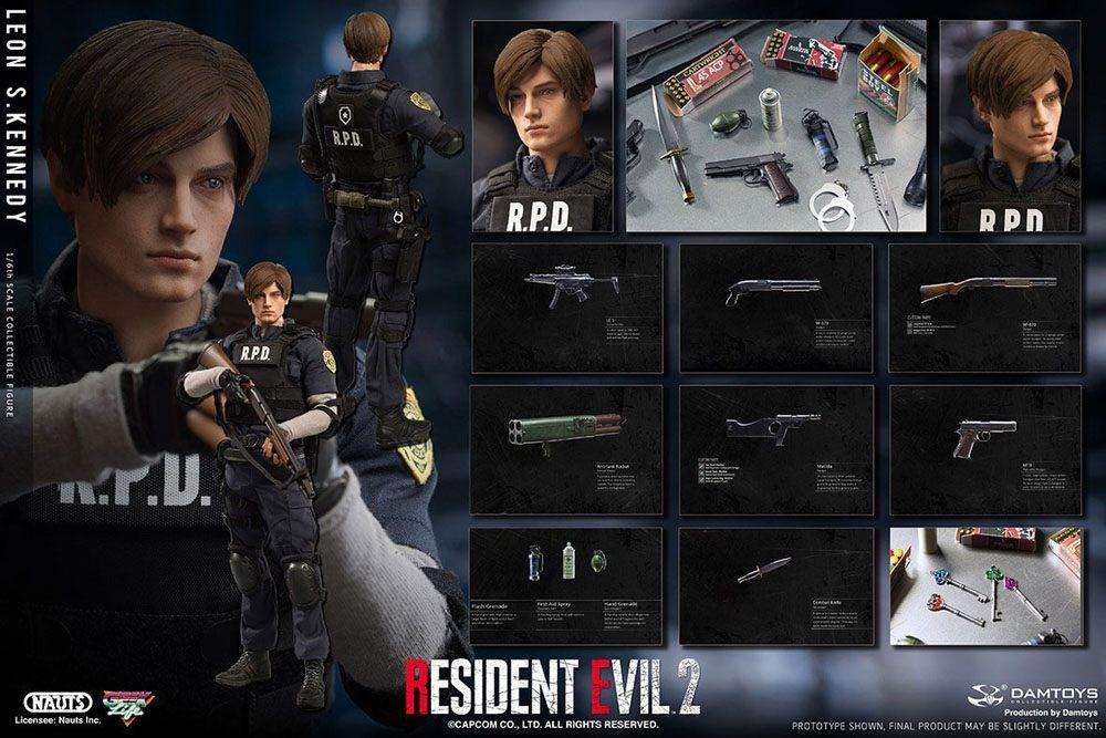 Resident evil 2 figurine 16 leon s kennedy 30 cm 17