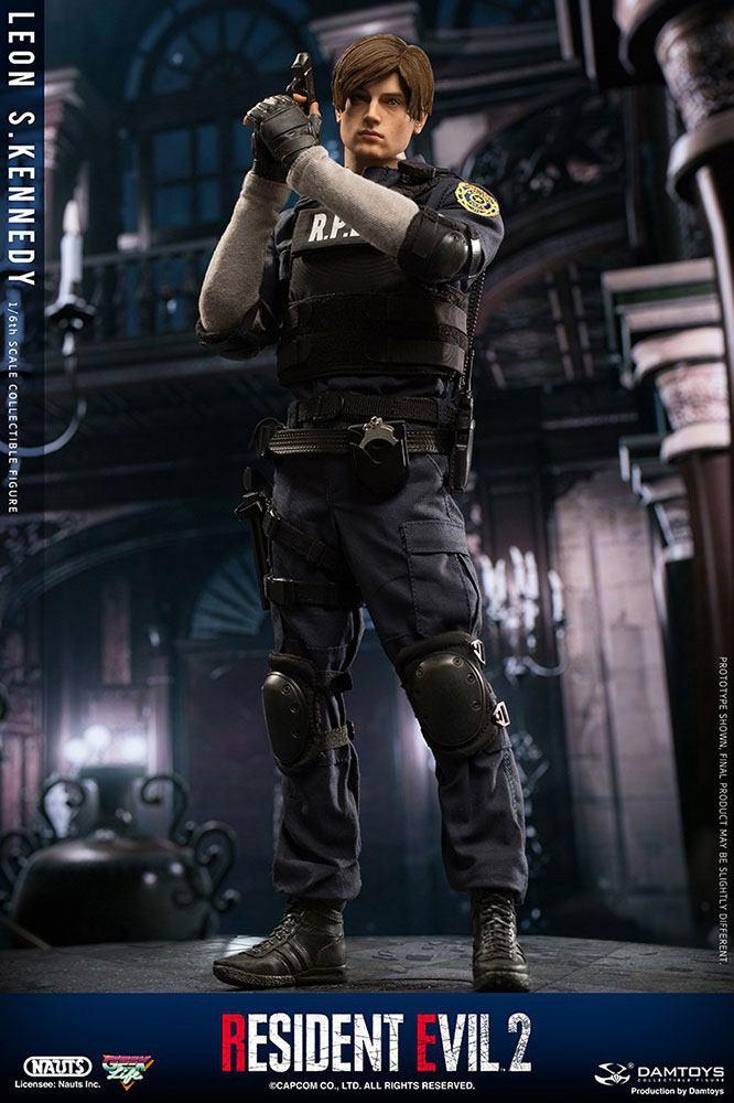 Resident evil 2 figurine 16 leon s kennedy 30 cm 3