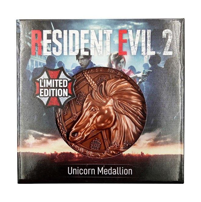 Resident evil 2 replique 11 medaillon unicorn 3 