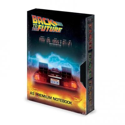 Retour vers le futur carnet de notes premium a5 great scott vhs