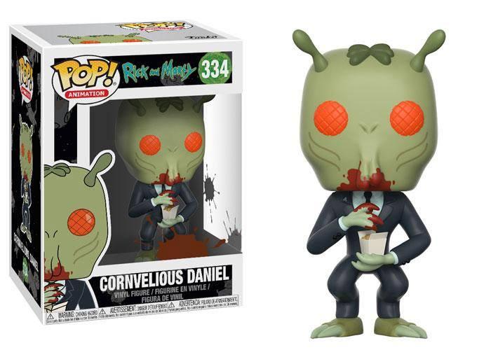 Rick et morty figurine pop animation vinyl cornvelious daniel 9 cm