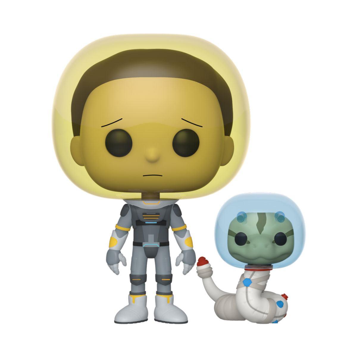 Rick morty pop animation vinyl figurine space suit morty 9 cm