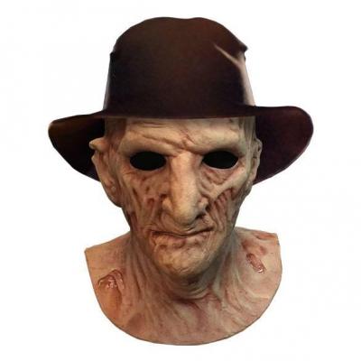 La Revanche de Freddymasque latex Deluxe avec chapeau Freddy Krueger