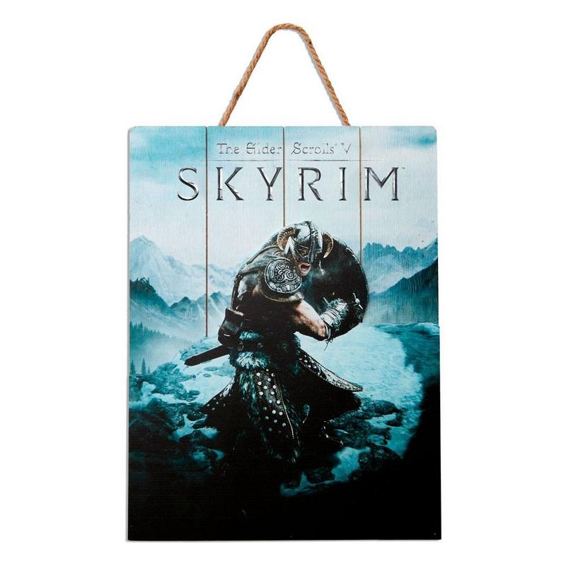 Skyrim tableau en bois woodarts 3