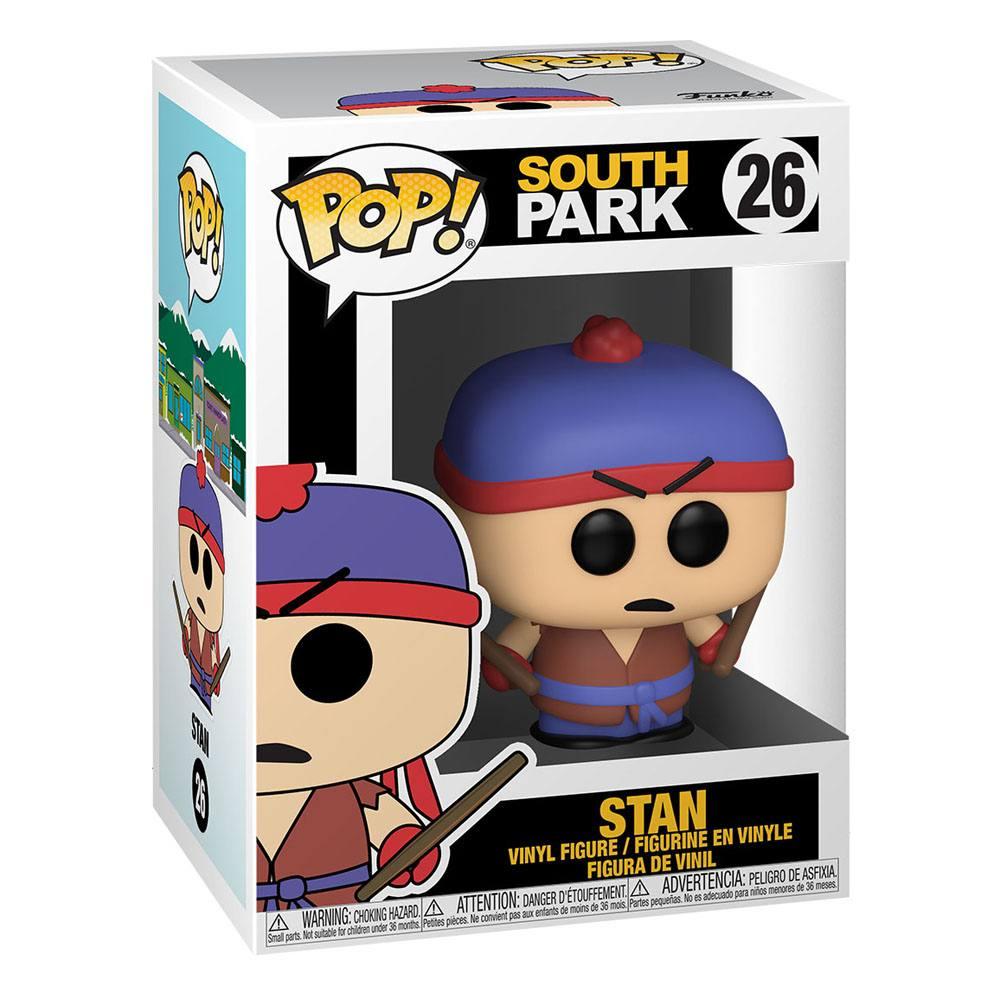 South park pop television vinyl figurine shadow hachi stan 9 cm 2