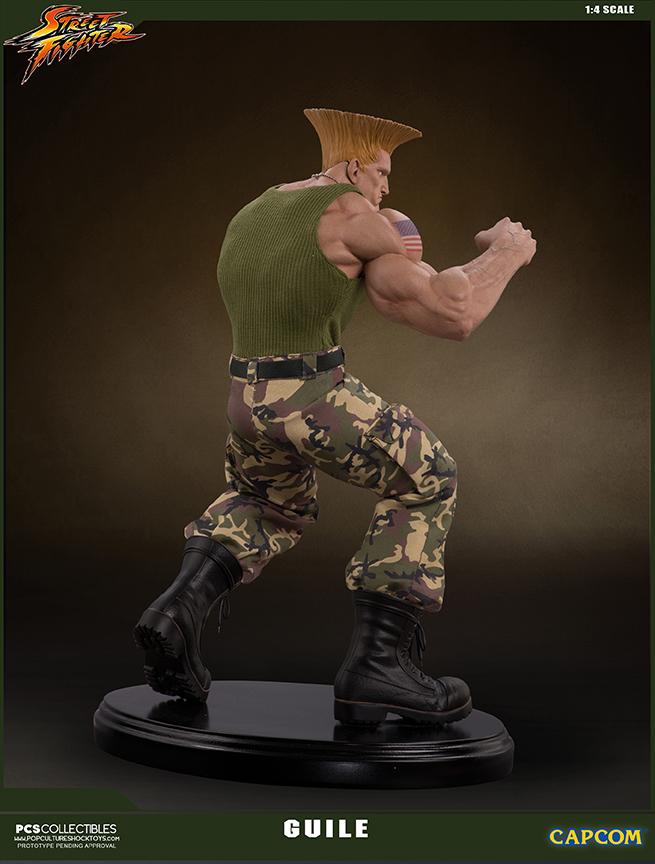 Street fighter statue resine guile 14 mixed media retail version 8