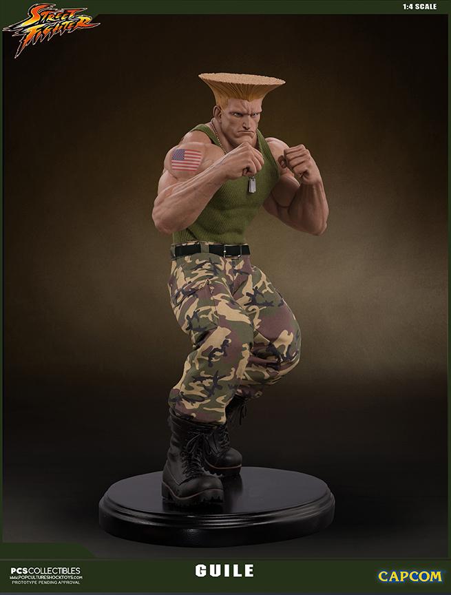 Street fighter statue resine guile 14 mixed media retail version 9