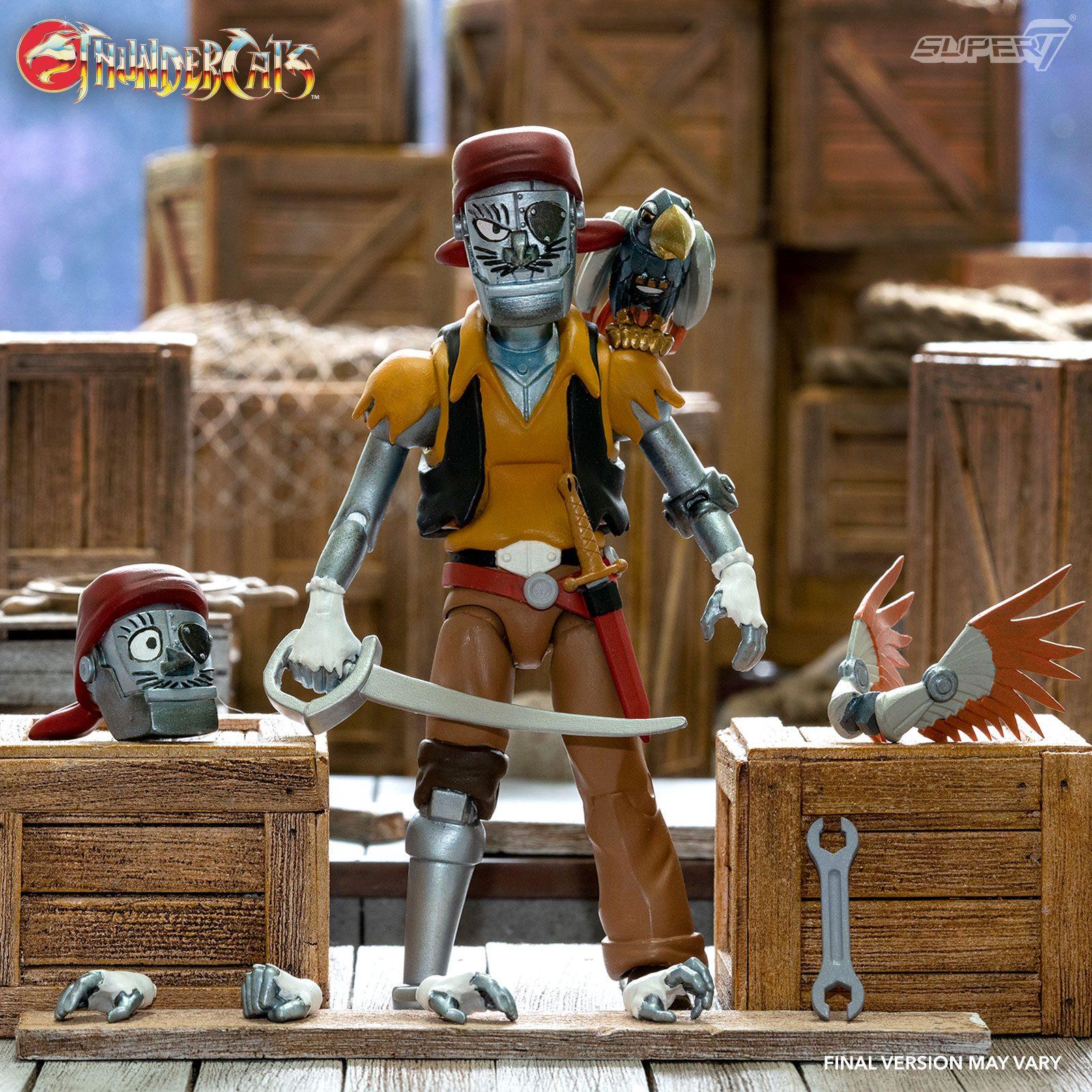 Super7 thundercats wave 3 figurine ultimates captain cracker the robotic pirate suukoo toys