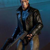 Terminator figurine ultimate police station assault t 800 motorcycle jacket 18 cm neca 4 