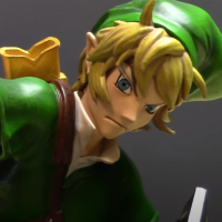 The legend of zelda statue link sword 24cm 1 