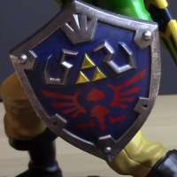 The legend of zelda statue link sword 24cm 2 