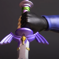 The legend of zelda statue link sword 24cm 3 