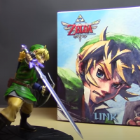 The legend of zelda statue link sword 24cm 5 