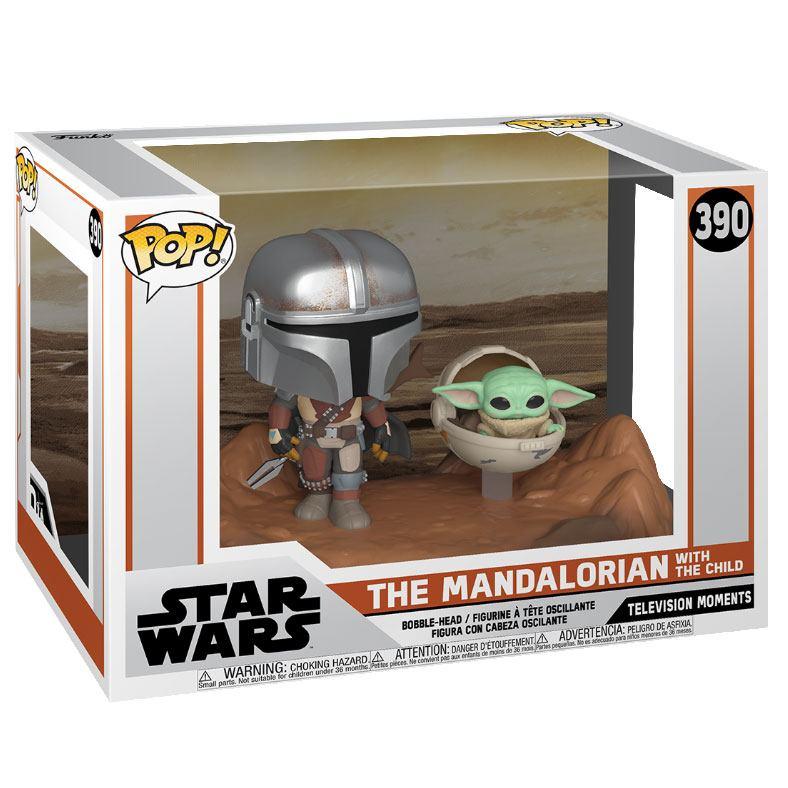 The mandalorian pack 2 pop moment vinyl figurines mandalorian child 9 cm star wars 1