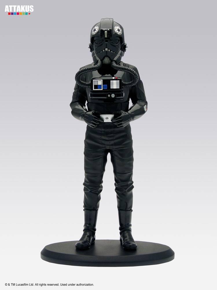 Tie fighter pilot star wars collector resine attakus elite