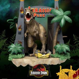 Jurassic Park diorama PVC D-Stage Park Gate 15 cm