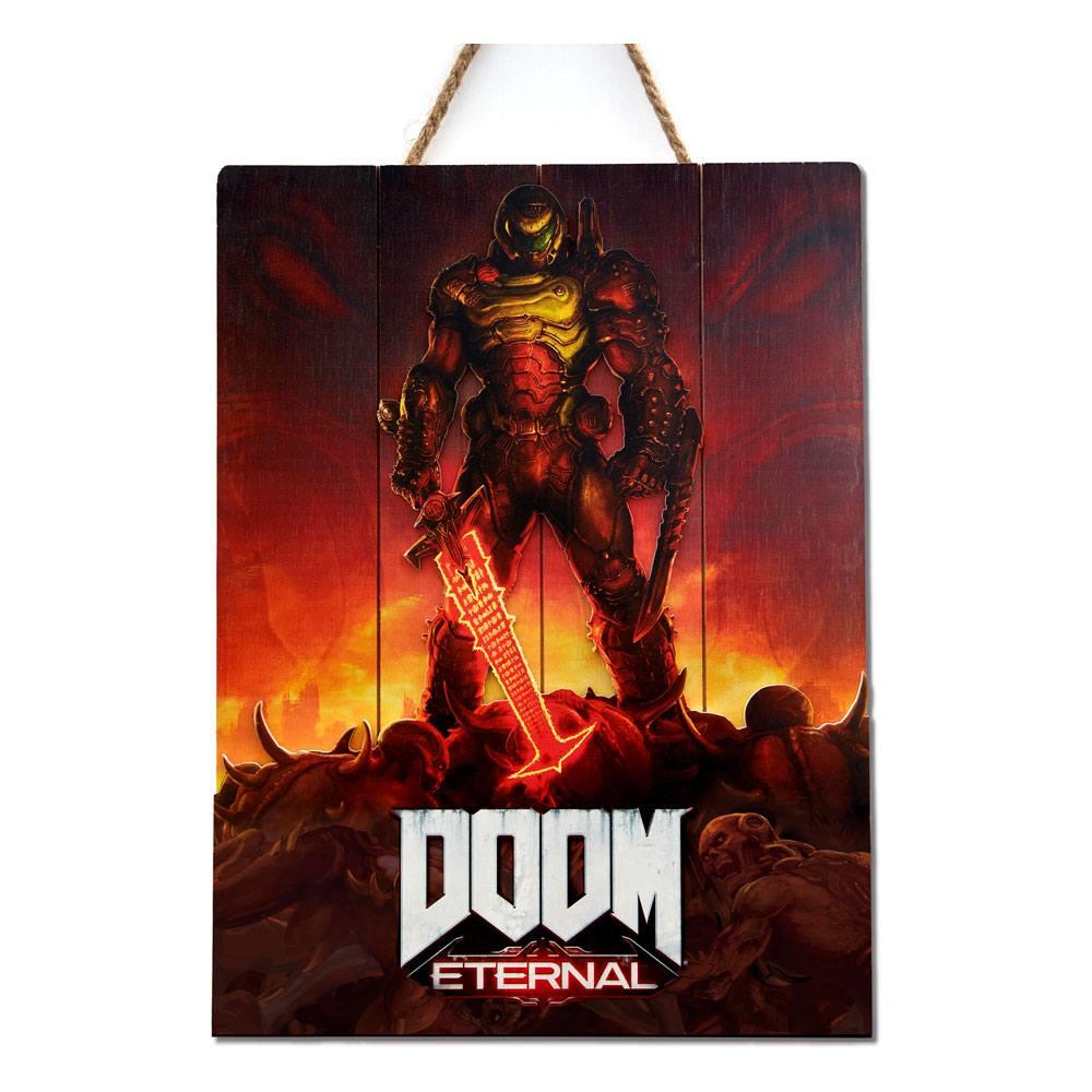 Woodarts print 3d doom tableau en bois 3