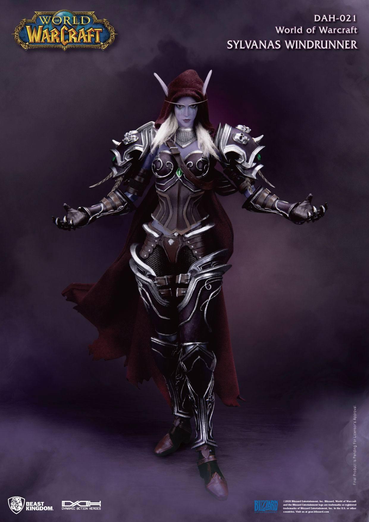 World of warcraft battle for azeroth figurine dynamic action heroes 19 sylvanas windrunner 21 cm 1