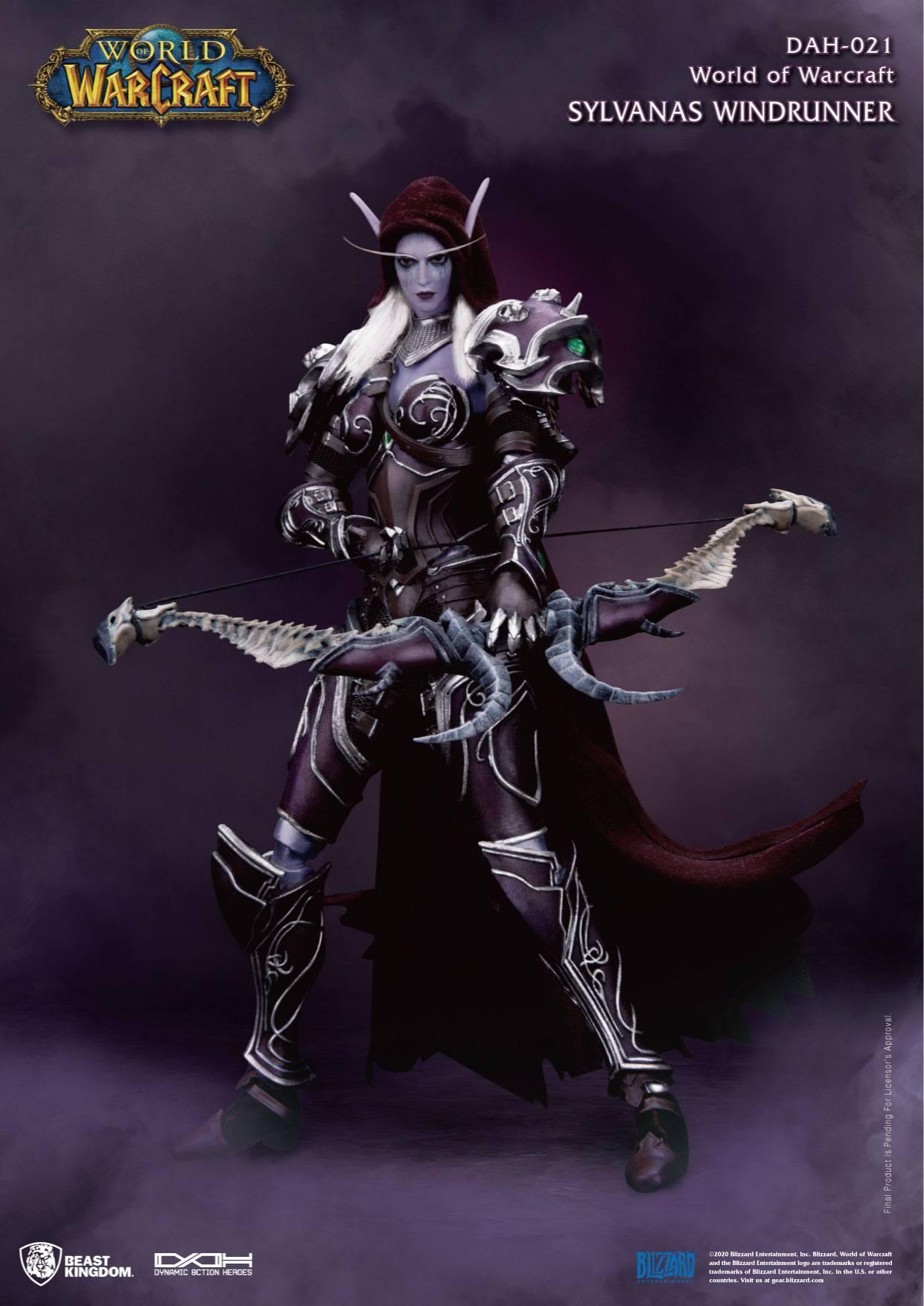 World of warcraft battle for azeroth figurine dynamic action heroes 19 sylvanas windrunner 21 cm 2