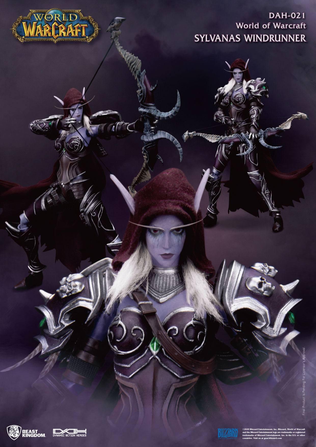 World of warcraft battle for azeroth figurine dynamic action heroes 19 sylvanas windrunner 21 cm 4