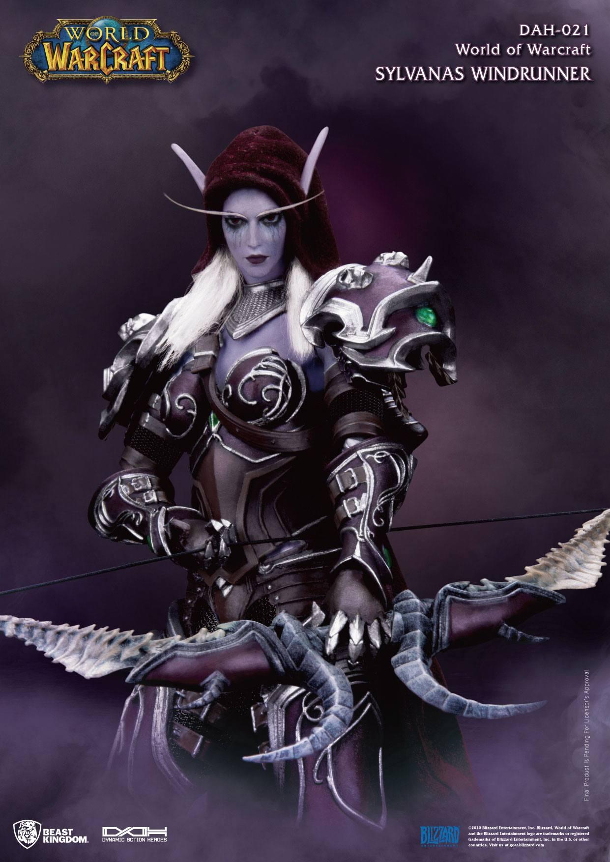 World of warcraft battle for azeroth figurine dynamic action heroes 19 sylvanas windrunner 21 cm 5