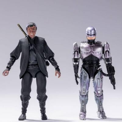 HIYA - Robocop 3 figurines 1/18 Robocop VS Otomo 10 cm