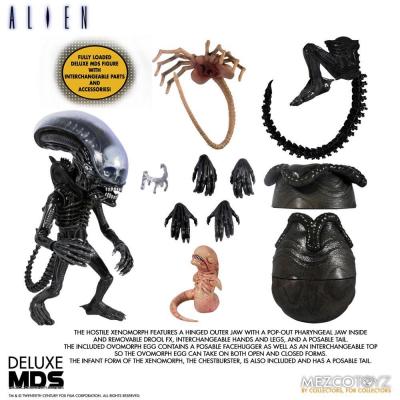 Mezco Alien figurine MDS Deluxe Xenomorph 18 cm