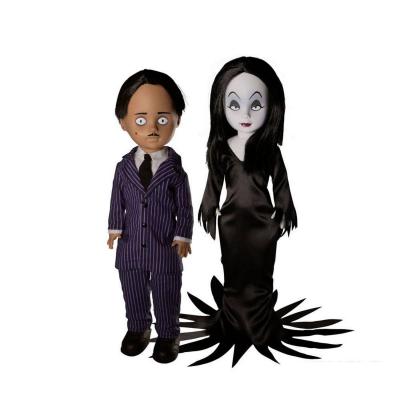 MEZCO La Famille Addams - Liing Dead Dolls - pack poupées Gomez & Morticia 25 cm