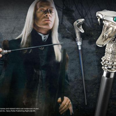 Harry Potter réplique canne / baguette de Lucius Malefoy