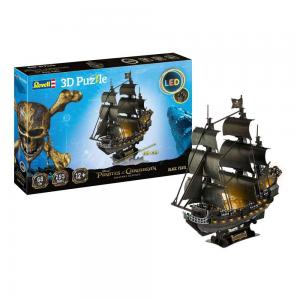 Pirates des Caraïbes : La Vengeance de Salazar puzzle 3D Black Pearl LED Edition