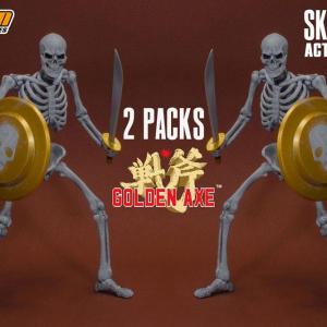 Golden Axe pack 2 figurines 1/12 Skeleton 18 cm