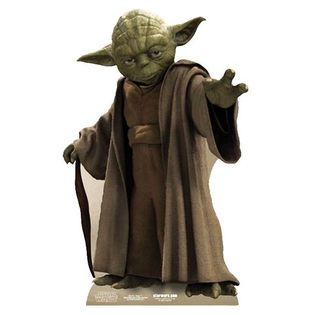 Yoda star war pappaufsteller 76cm 1